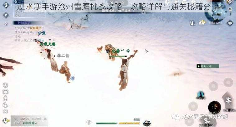 逆水寒手游沧州雪鹰挑战攻略:攻略详解与通关秘籍分享