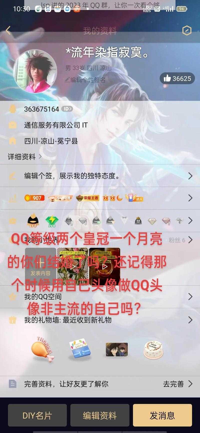 lsp 进的 2023 年 QQ 群,让你一次看个够