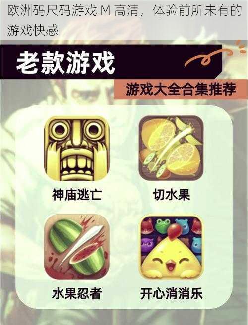 欧洲码尺码游戏 M 高清,体验前所未有的游戏快感