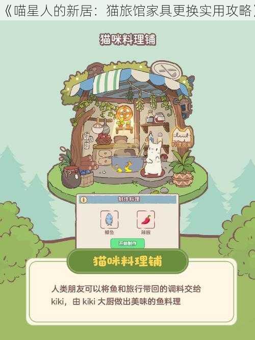 《喵星人的新居:猫旅馆家具更换实用攻略》
