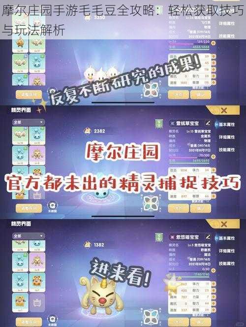 摩尔庄园手游毛毛豆全攻略:轻松获取技巧与玩法解析