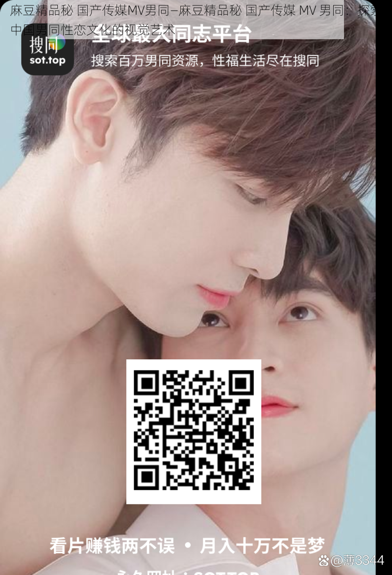 麻豆精品秘 国产传媒MV男同—麻豆精品秘 国产传媒 MV 男同:探索中国男同性恋文化的视觉艺术