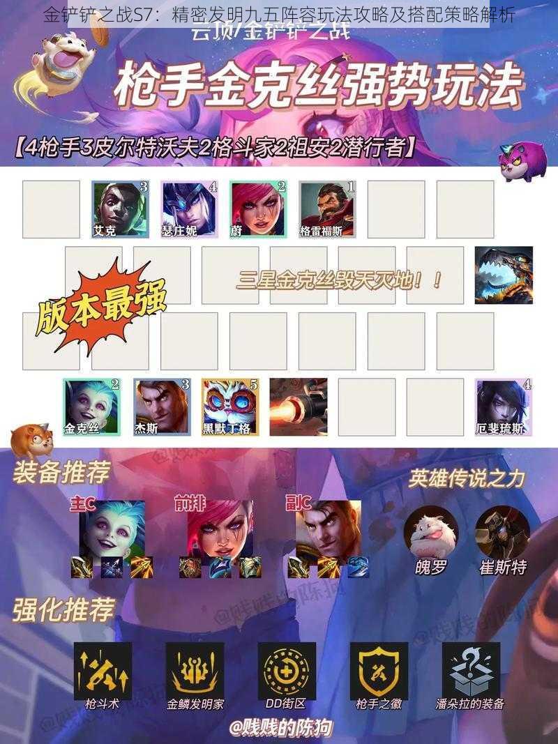 金铲铲之战S7:精密发明九五阵容玩法攻略及搭配策略解析