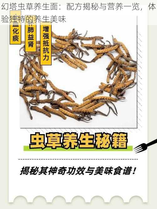 幻塔虫草养生面:配方揭秘与营养一览,体验独特的养生美味