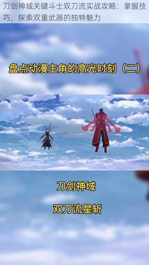刀剑神域关键斗士双刀流实战攻略:掌握技巧,探索双重武器的独特魅力