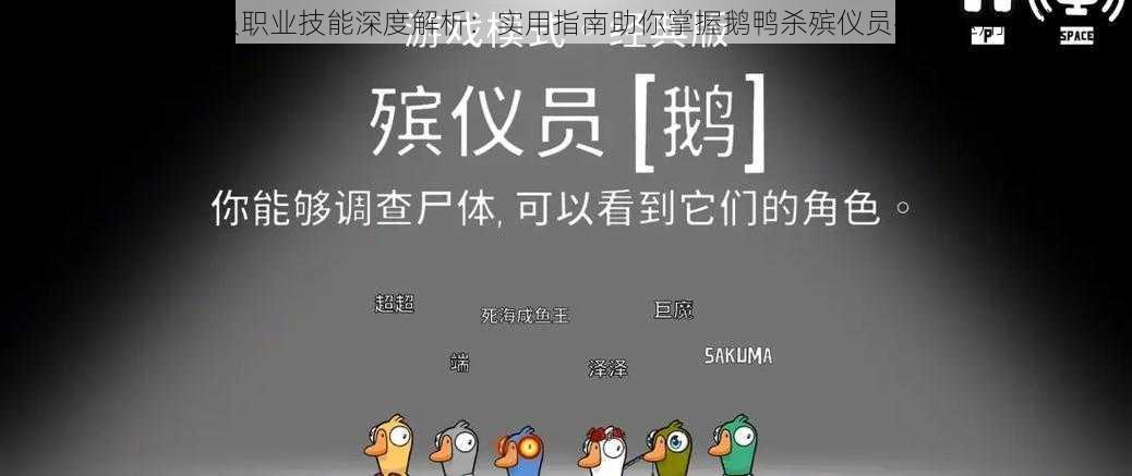 鹅鸭杀殡仪员职业技能深度解析:实用指南助你掌握鹅鸭杀殡仪员技能运用之道