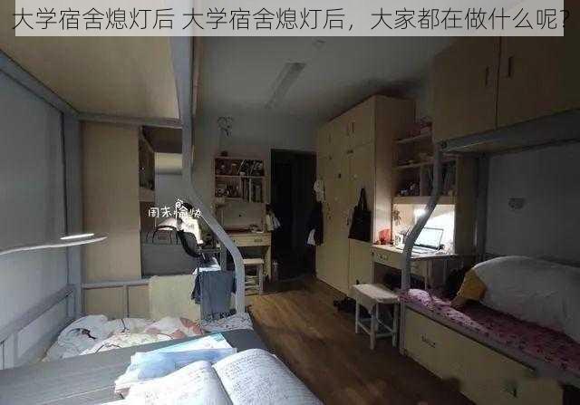 大学宿舍熄灯后 大学宿舍熄灯后,大家都在做什么呢?