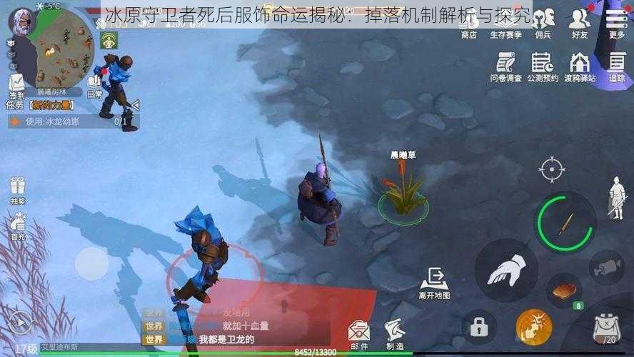 冰原守卫者死后服饰命运揭秘:掉落机制解析与探究