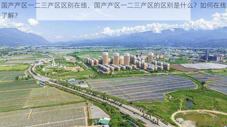 国产产区一二三产区区别在线、国产产区一二三产区的区别是什么?如何在线了解?