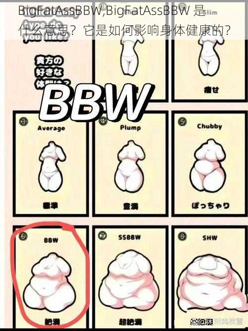 BigFatAssBBW,BigFatAssBBW 是什么意思?它是如何影响身体健康的?