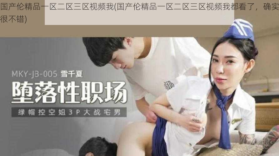 国产伦精品一区二区三区视频我(国产伦精品一区二区三区视频我都看了,确实很不错)