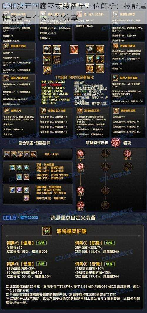 DNF次元回廊巫女装备全方位解析:技能属性搭配与个人心得分享
