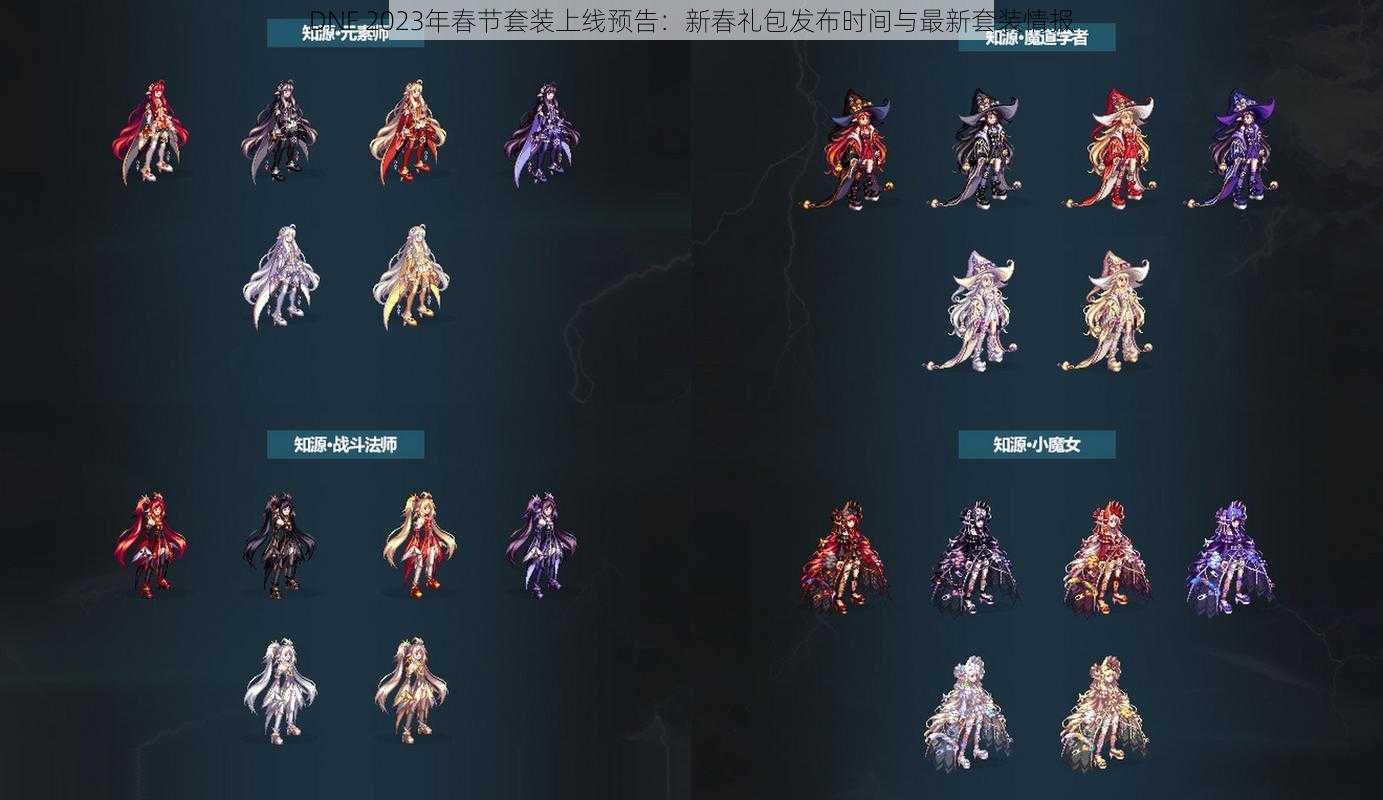 DNF 2023年春节套装上线预告：新春礼包发布时间与最新套装情报