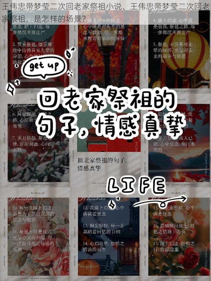 王伟忠带梦莹二次回老家祭祖小说、王伟忠带梦莹二次回老家祭祖,是怎样的场景?