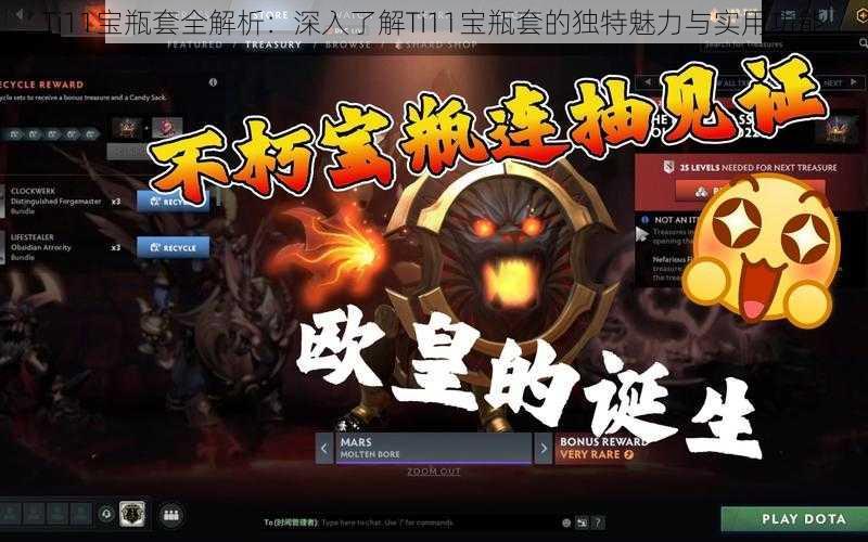Ti11宝瓶套全解析:深入了解Ti11宝瓶套的独特魅力与实用功能