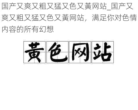 国产又爽又粗又猛又色又黃网站_国产又爽又粗又猛又色又黃网站,满足你对色情内容的所有幻想
