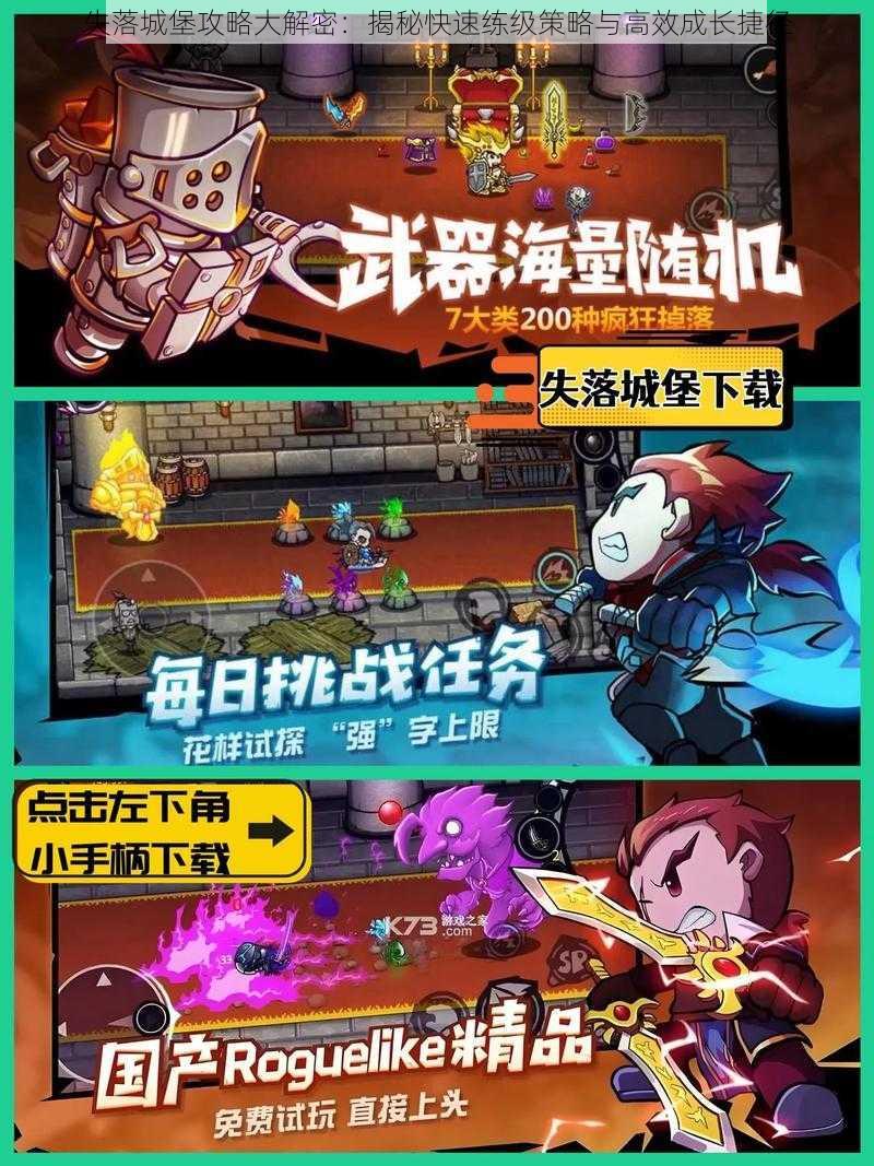 失落城堡攻略大解密:揭秘快速练级策略与高效成长捷径
