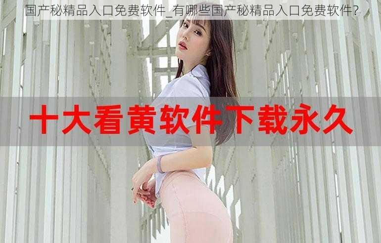 国产秘精品入口免费软件_有哪些国产秘精品入口免费软件?