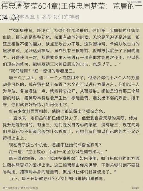 王伟忠周梦莹604章(王伟忠周梦莹:荒唐的一夜 604 章)