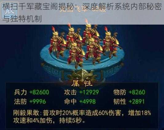 横扫千军藏宝阁揭秘:深度解析系统内部秘密与独特机制