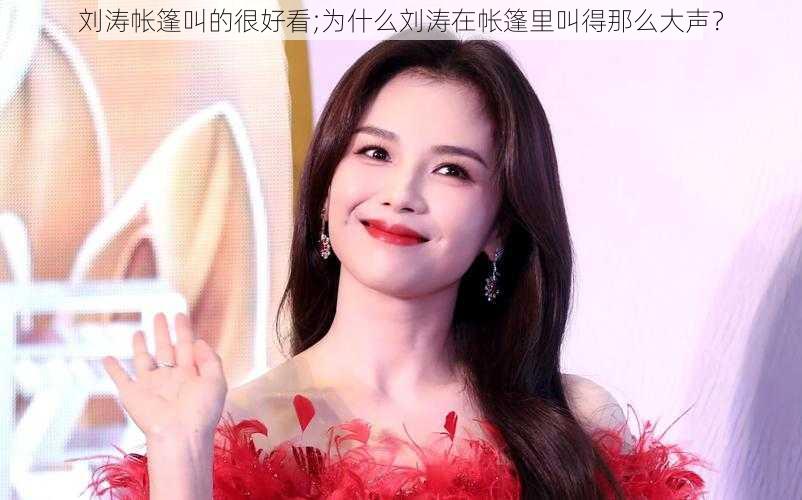 刘涛帐篷叫的很好看;为什么刘涛在帐篷里叫得那么大声?