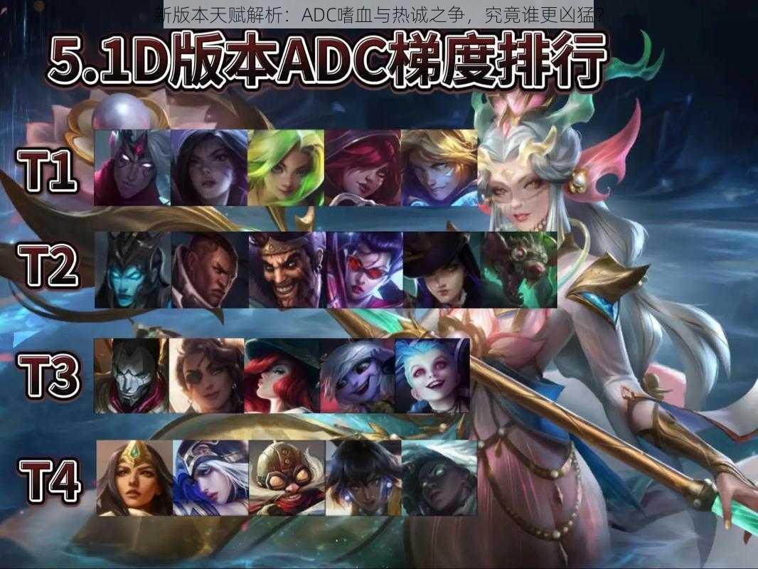 新版本天赋解析:ADC嗜血与热诚之争,究竟谁更凶猛?