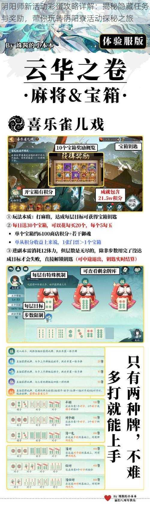 阴阳师新活动彩蛋攻略详解:揭秘隐藏任务与奖励,带你玩转阴阳寮活动探秘之旅