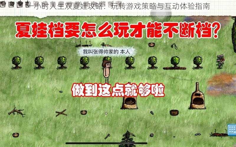一小时人生双夏娃攻略:玩转游戏策略与互动体验指南