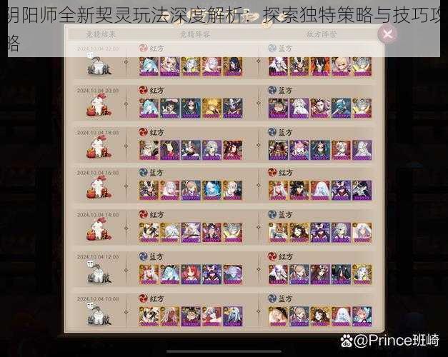 阴阳师全新契灵玩法深度解析:探索独特策略与技巧攻略