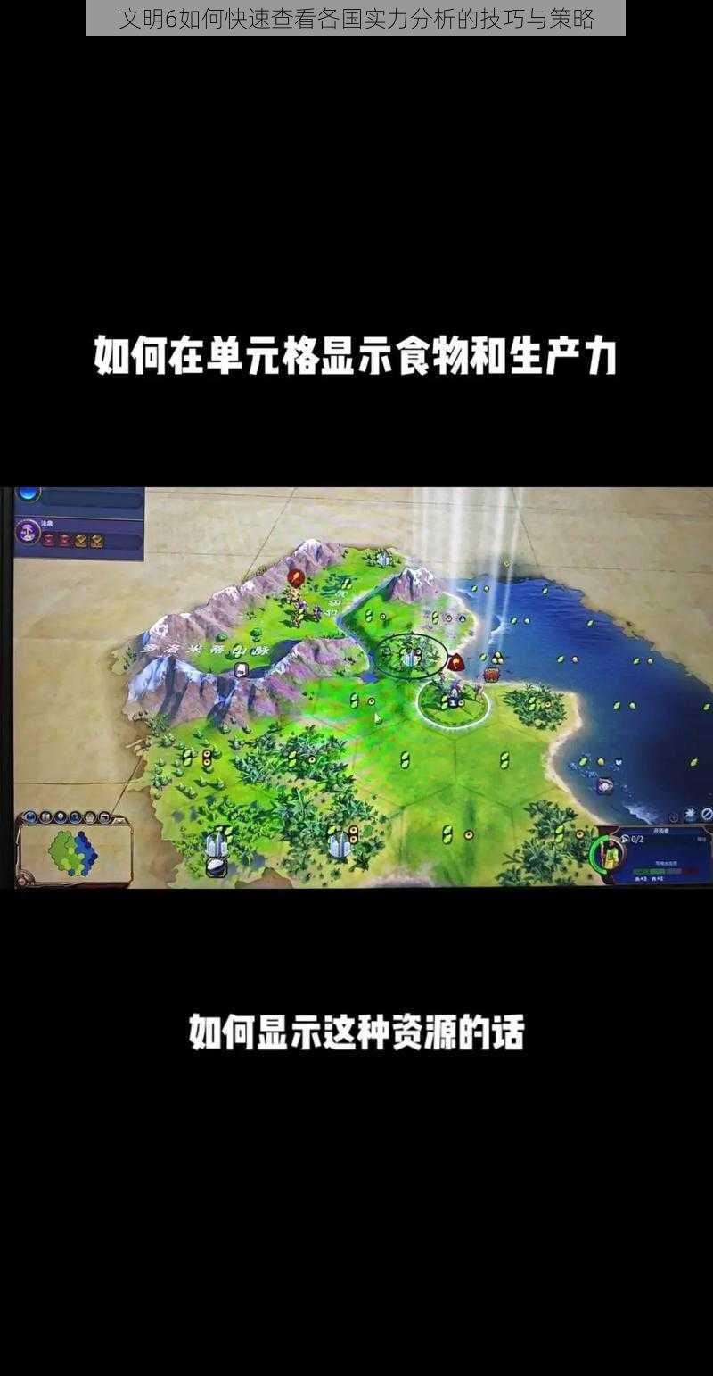 文明6如何快速查看各国实力分析的技巧与策略