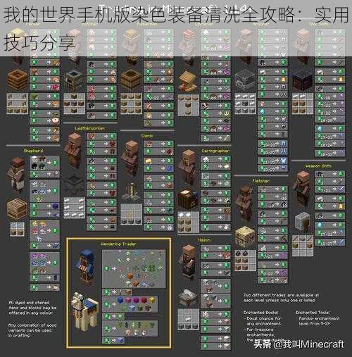 我的世界手机版染色装备清洗全攻略:实用技巧分享