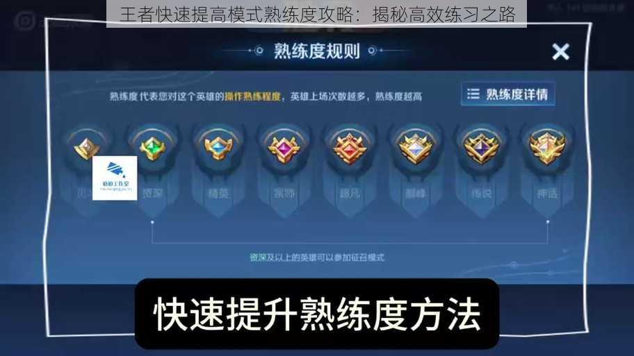 王者快速提高模式熟练度攻略：揭秘高效练习之路