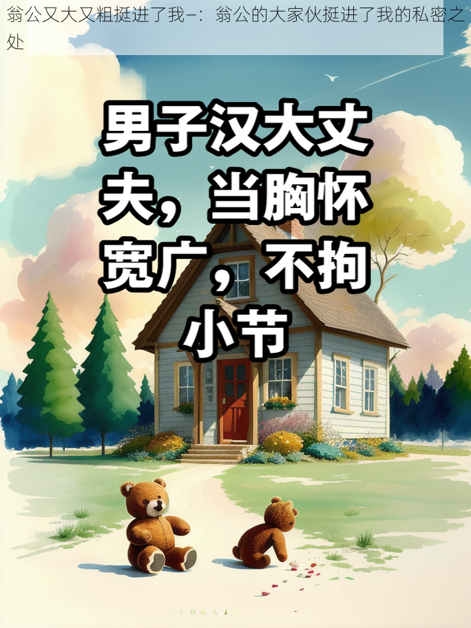 翁公又大又粗挺进了我—:翁公的大家伙挺进了我的私密之处