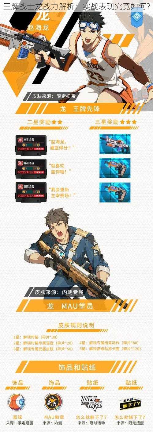 王牌战士龙战力解析:实战表现究竟如何?