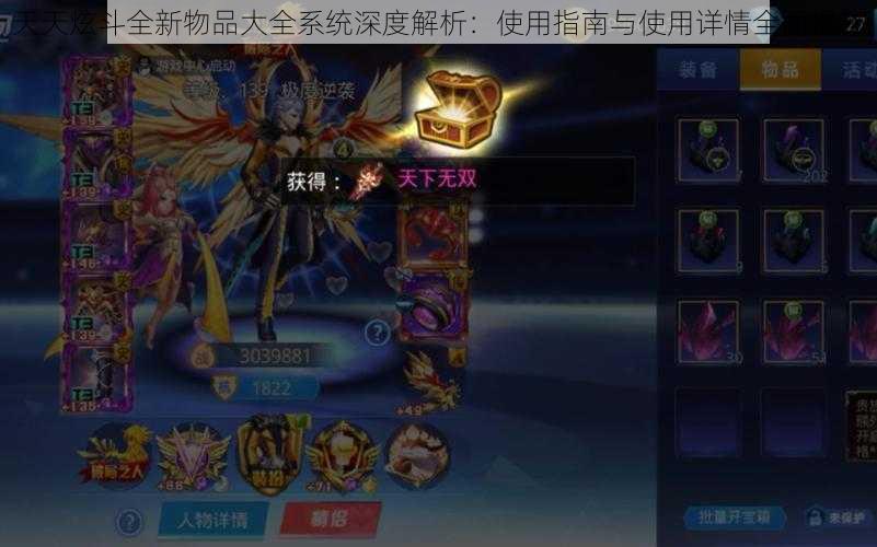 天天炫斗全新物品大全系统深度解析:使用指南与使用详情全面揭秘