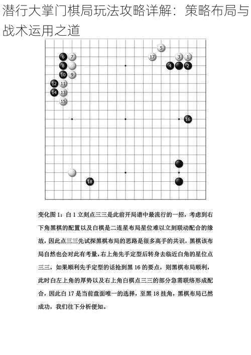 潜行大掌门棋局玩法攻略详解:策略布局与战术运用之道