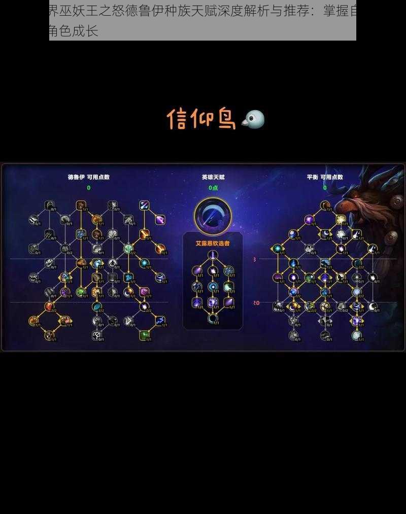 魔兽世界巫妖王之怒德鲁伊种族天赋深度解析与推荐:掌握自然之力,助力角色成长