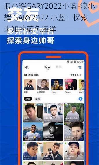 浪小辉GARY2022小蓝-浪小辉 GARY2022 小蓝:探索未知的蓝色海洋