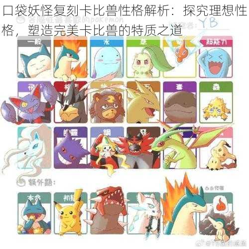 口袋妖怪复刻卡比兽性格解析:探究理想性格,塑造完美卡比兽的特质之道