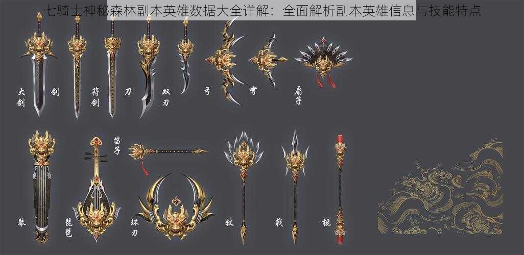 七骑士神秘森林副本英雄数据大全详解:全面解析副本英雄信息与技能特点