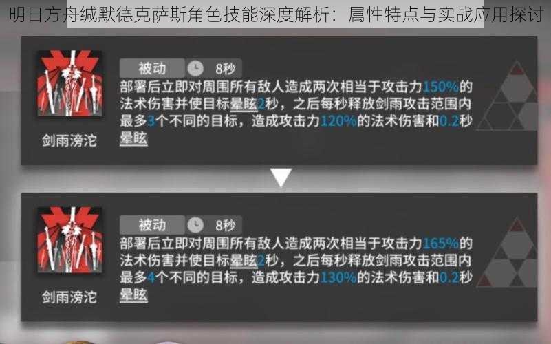 明日方舟缄默德克萨斯角色技能深度解析:属性特点与实战应用探讨