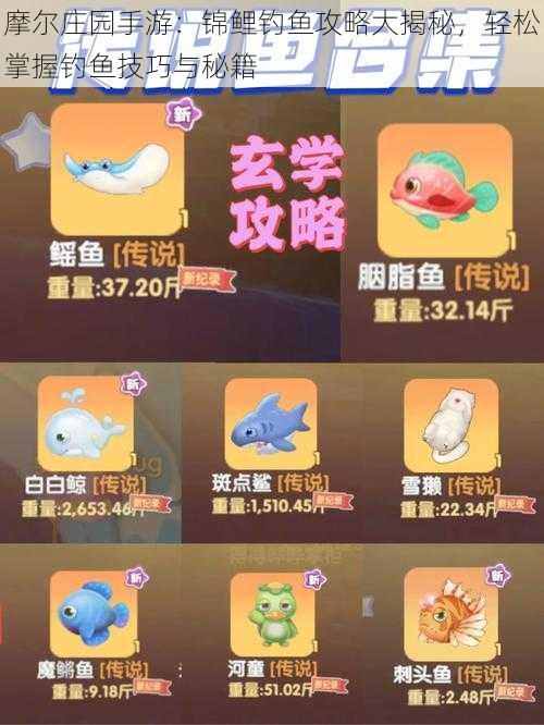 摩尔庄园手游:锦鲤钓鱼攻略大揭秘,轻松掌握钓鱼技巧与秘籍