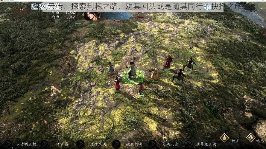 侠客风云传:探索荆棘之路,劝其回头或是随其同行的抉择之旅