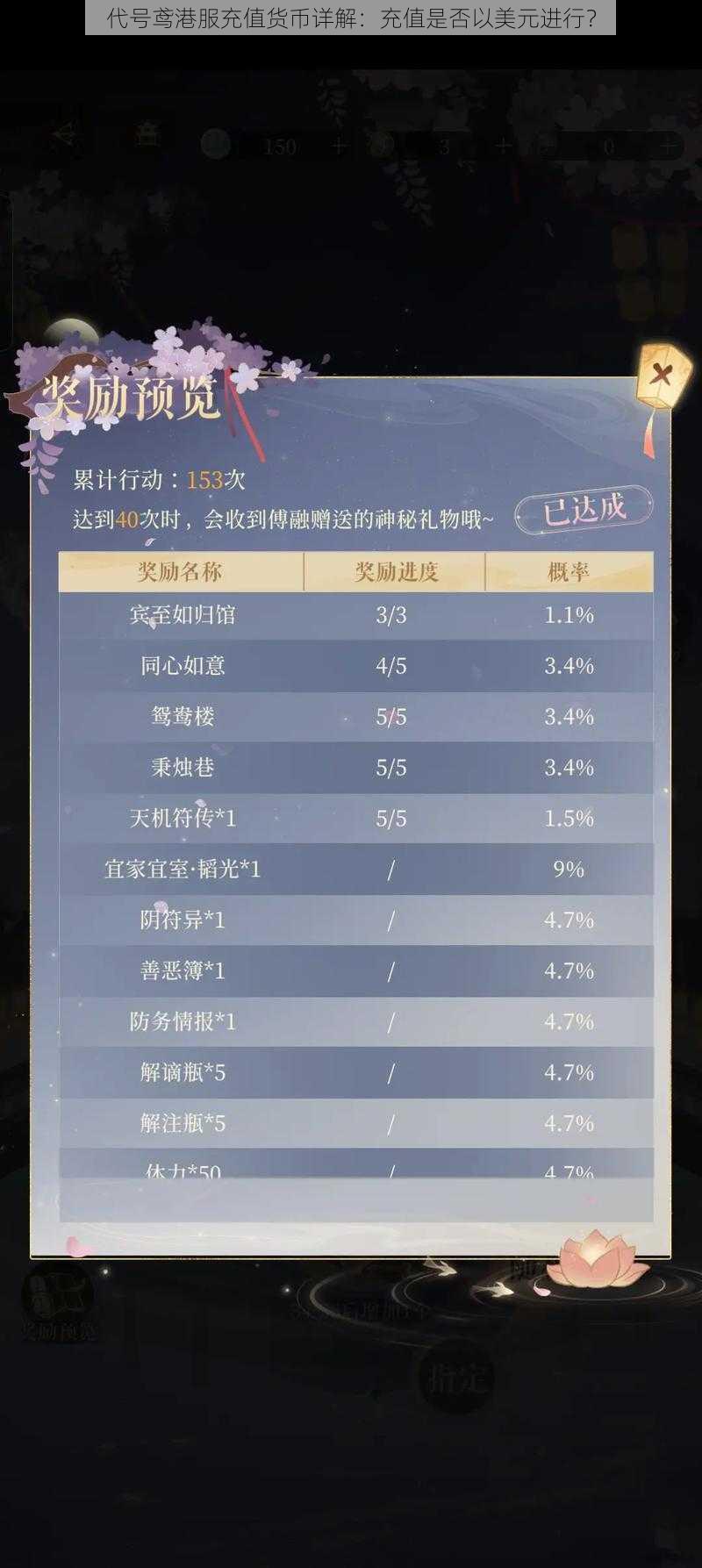 代号鸢港服充值货币详解:充值是否以美元进行?