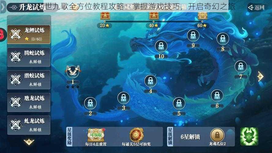 幻世九歌全方位教程攻略:掌握游戏技巧,开启奇幻之旅