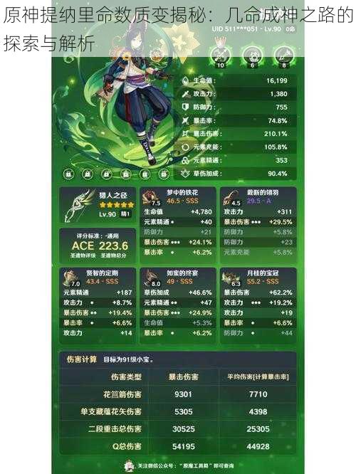 原神提纳里命数质变揭秘:几命成神之路的探索与解析