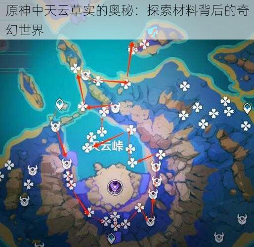 原神中天云草实的奥秘:探索材料背后的奇幻世界
