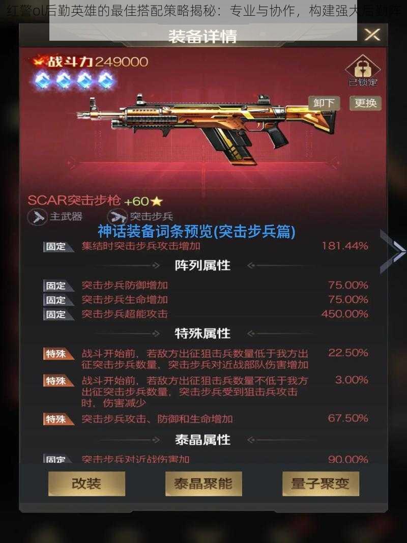 红警ol后勤英雄的最佳搭配策略揭秘:专业与协作,构建强大后勤阵容