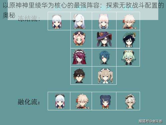 以原神神里绫华为核心的最强阵容:探索无敌战斗配置的奥秘
