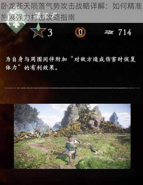 卧龙苍天陨落气势攻击战略详解:如何精准施展强力打击攻略指南